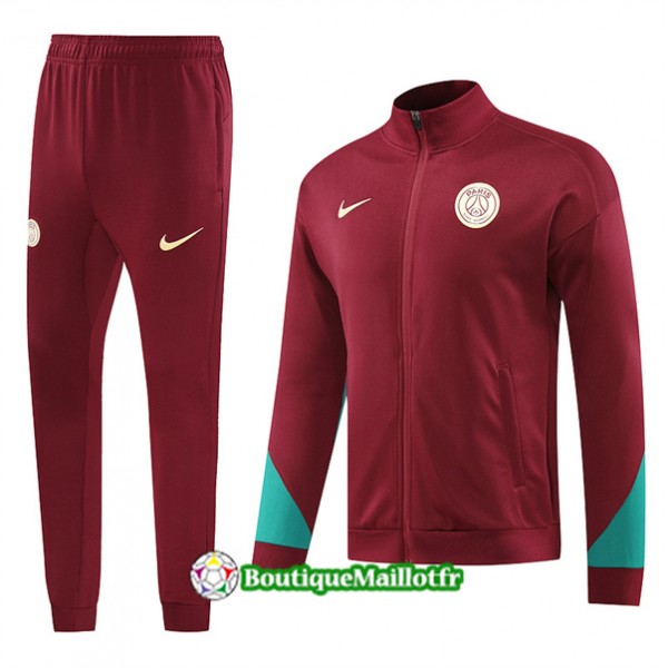 Veste Survetement Paris Psg 2024 2025 Rouge