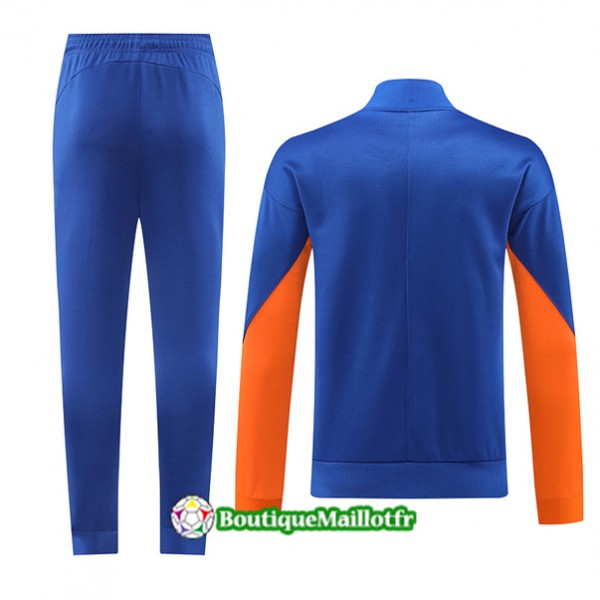 Veste Survetement Pays Bas 2024 2025 Bleu