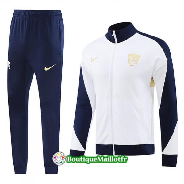 Veste Survetement Pumas 2024 2025 Blanc