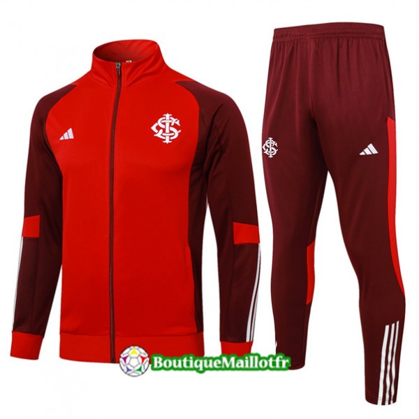 Veste Survetement Sc Internacional 2024 2025 Rouge