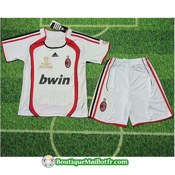 Maillot Ac Milan Enfant Retro 2006 07 Exterieur