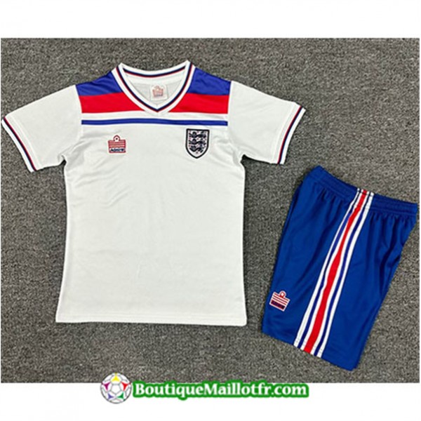 Maillot Angleterre Enfant Retro 1982 Domicile