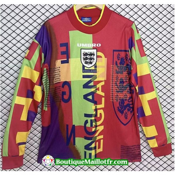 Maillot Angleterre Retro 1996 Gardien De But Manch...