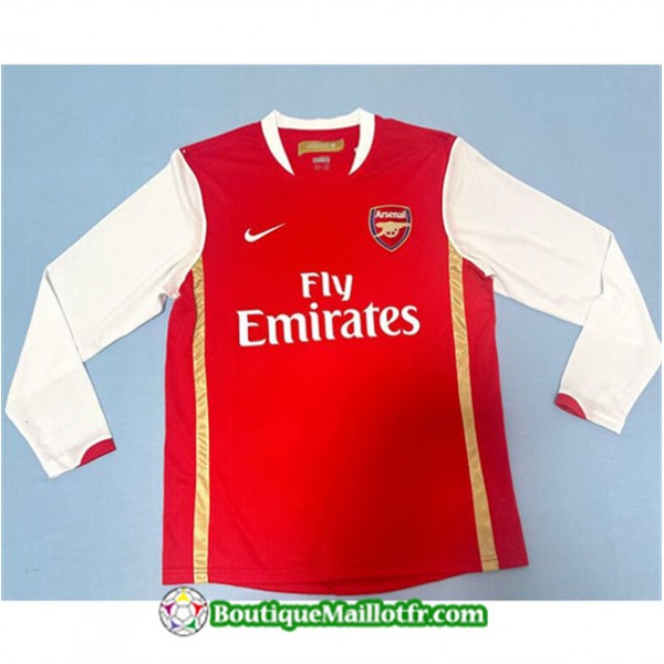 Maillot Arsenal Retro 2006 07 Domicile Manche Long...