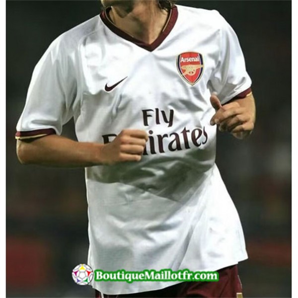 Maillot Arsenal Retro 2007 08 Exterieur