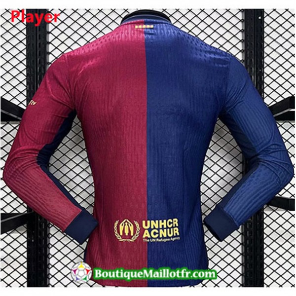 Maillot Barcelone Player 2024 2025 Domicile Manche Longue