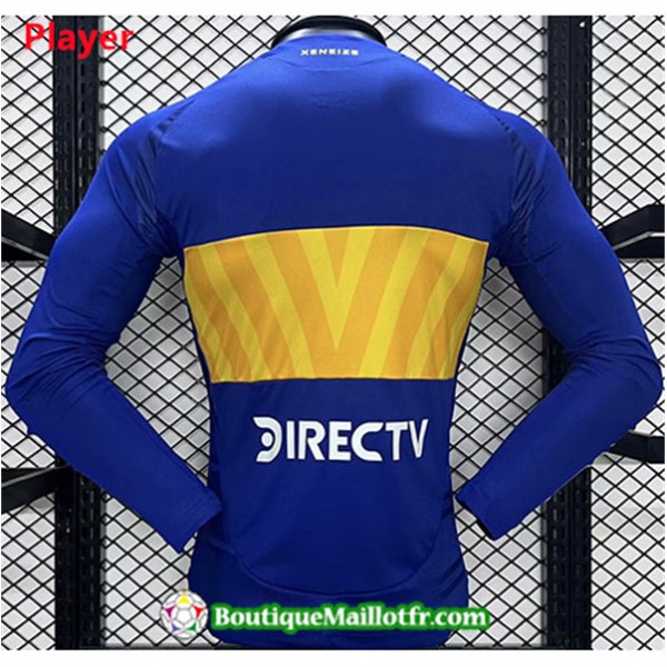 Maillot Boca Juniors Player 2024 2025 Domicile Manche Longue