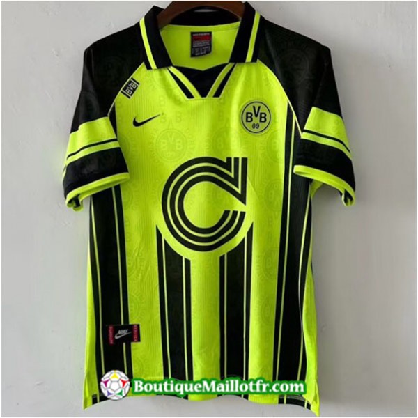 Maillot Borussia Dortmund Retro 1995 Domicile