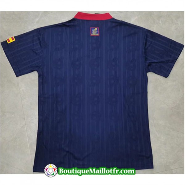 Maillot Espagne Retro Bleu