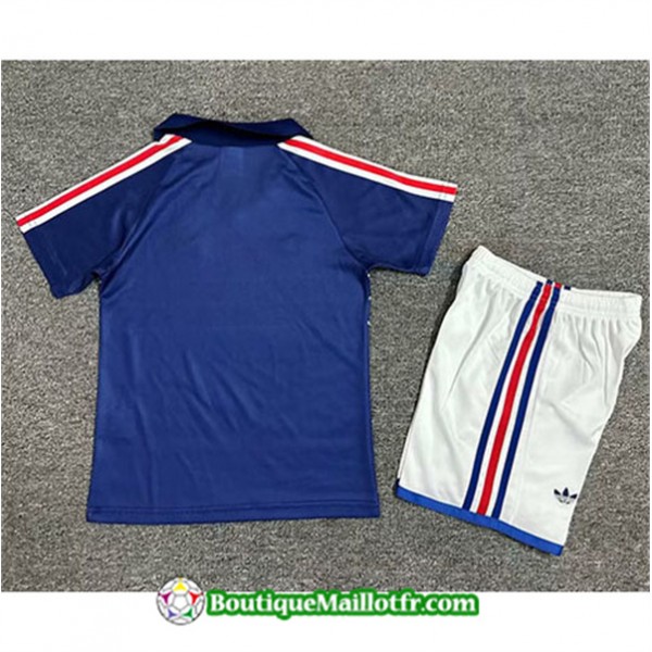 Maillot France Enfant Retro 1982 84 Domicile