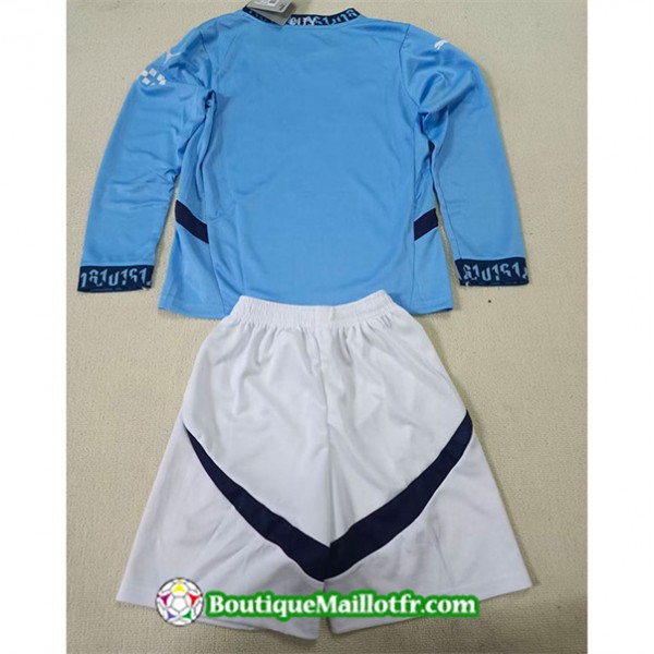 Maillot Manchester City Enfant 2024 2025 Domicile Manche Longue