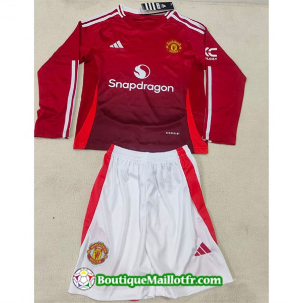 Maillot Manchester United Enfant 2024 2025 Domicil...