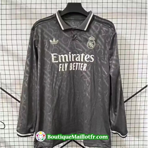 Maillot Real Madrid 2024 2025 Third Manche Longue