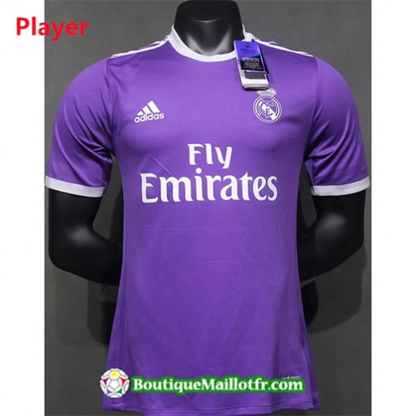 Maillot Real Madrid Player Retro 2016 17 Violet