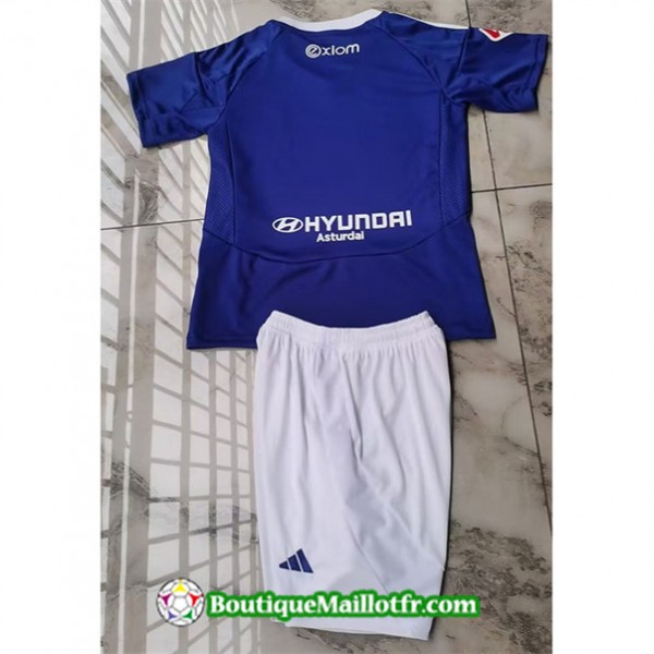 Maillot Real Oviedo Enfant 2024 2025 Domicile