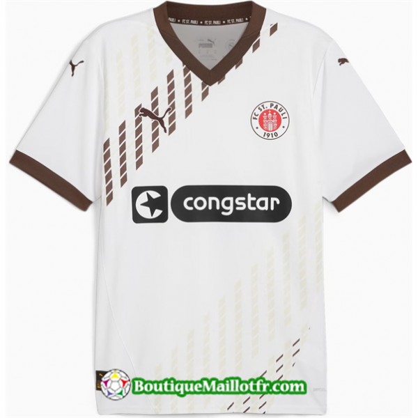 Maillot St Pauli 2024 2025 Exterieur