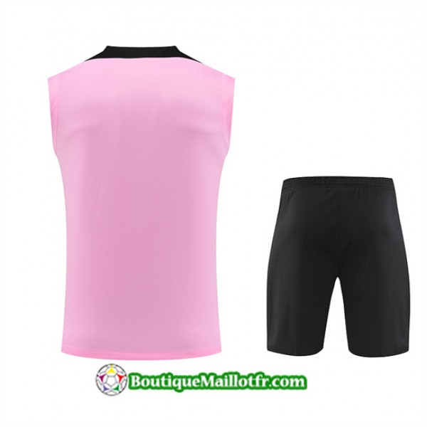 Maillot Kit Entraînement Paris Saint Germain Debardeur 2024 2025 Rose