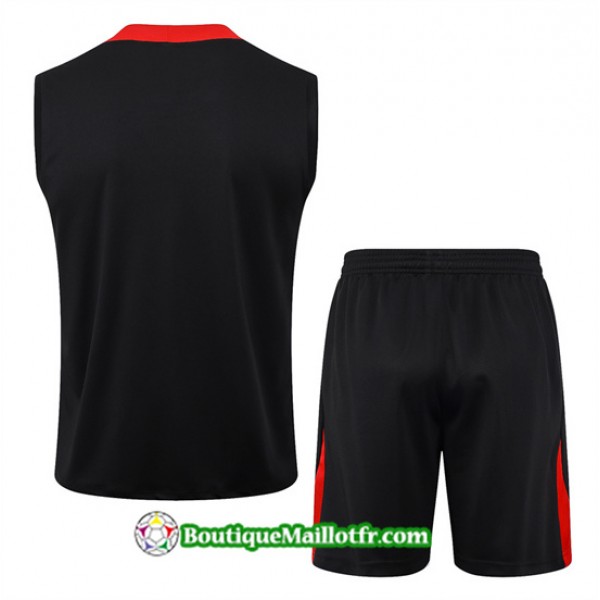 Maillot Kit Entraînement Portugal Debardeur 2024 2025 Noir