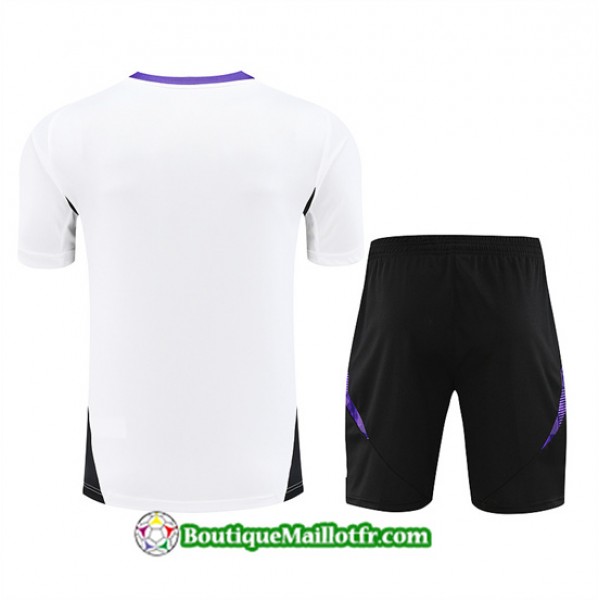 Maillot Kit Entraînement Real Madrid 2024 2025 Blanc