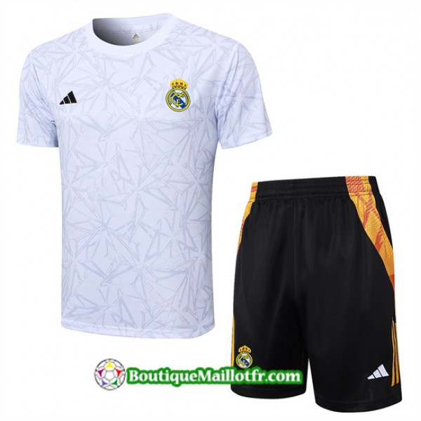 Maillot Kit Entraînement Real Madrid 2024 2025 Bl...