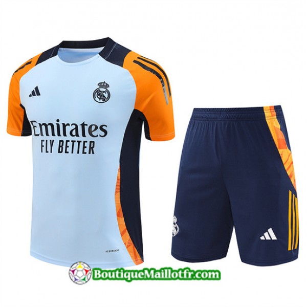 Maillot Kit Entraînement Real Madrid 2024 2025 Bl...