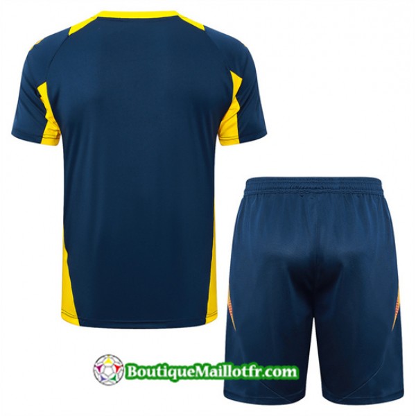 Maillot Kit Entraînement Real Madrid 2024 2025 Bleu Marine