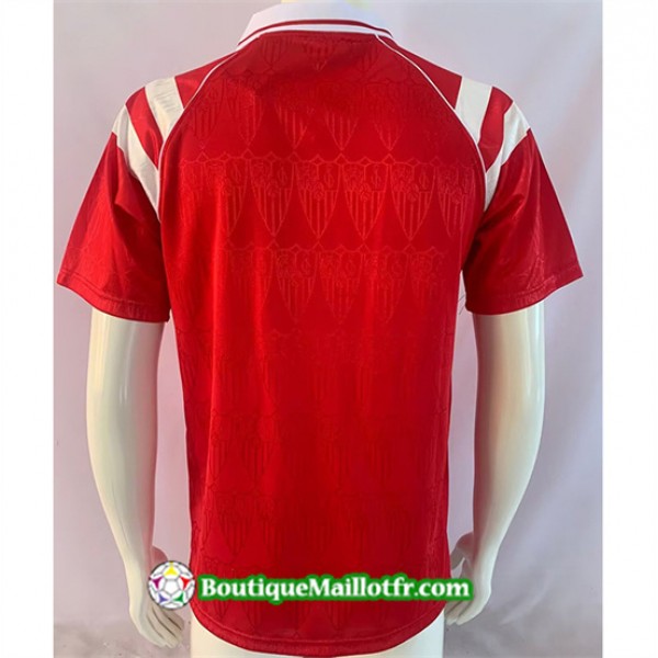 Maillot Seville Retro 1992 93 Exterieur Rouge