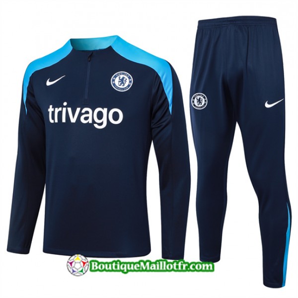 Survetement Chelsea Enfant 2024 2025 Bleu