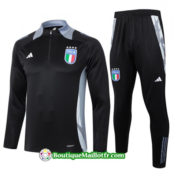 Survetement Italie Enfant 2024 2025 Noir