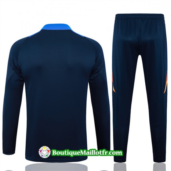 Survetement Juventus Enfant 2024 2025 Bleu Marine