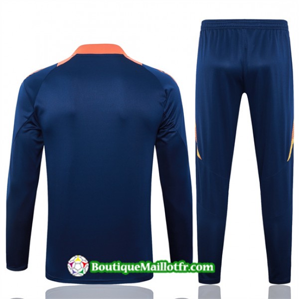 Survetement Manchester United Enfant 2024 2025 Bleu Marine