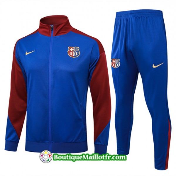 Veste Survetement Barcelone 2024 2025 Bleu