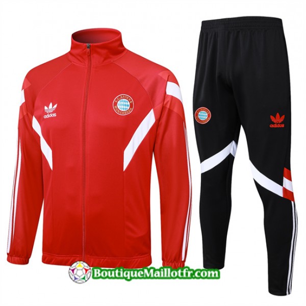 Veste Survetement Bayern Munich 2024 2025 Rouge