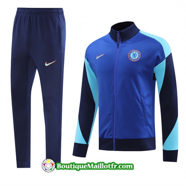 Veste Survetement Chelsea 2024 2025 Bleu