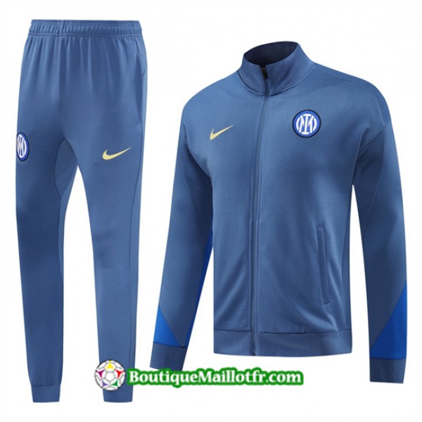 Veste Survetement Inter Milan 2024 2025 Bleu Clair