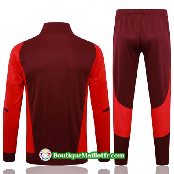 Veste Survetement Internacional 2024 2025 Rouge Bordeaux