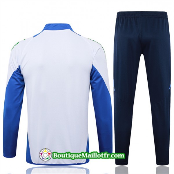 Veste Survetement Italie 2024 2025 Blanc