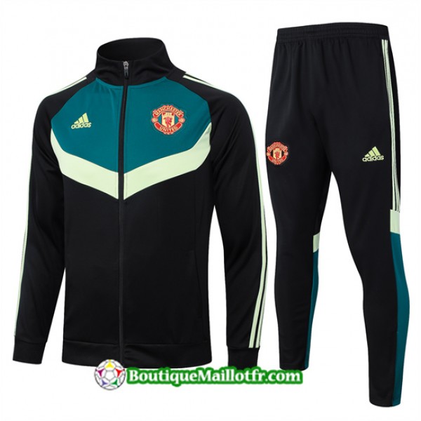 Veste Survetement Manchester United 2024 2025 Noir