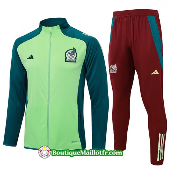 Veste Survetement Mexique 2024 2025 Vert