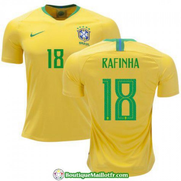 Maillot Bresil Rafinha 2018 Domicile