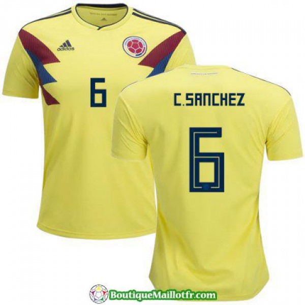 Maillot Colombie C Sanchez 2018 Domicile