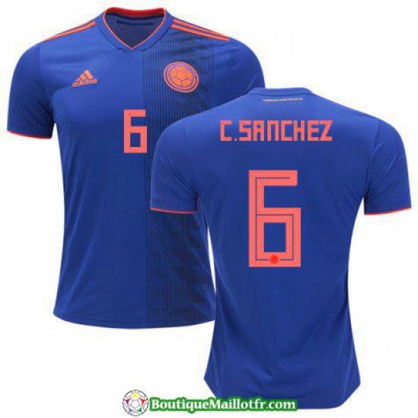 Maillot Colombie C Sanchez 2018 Exterieur