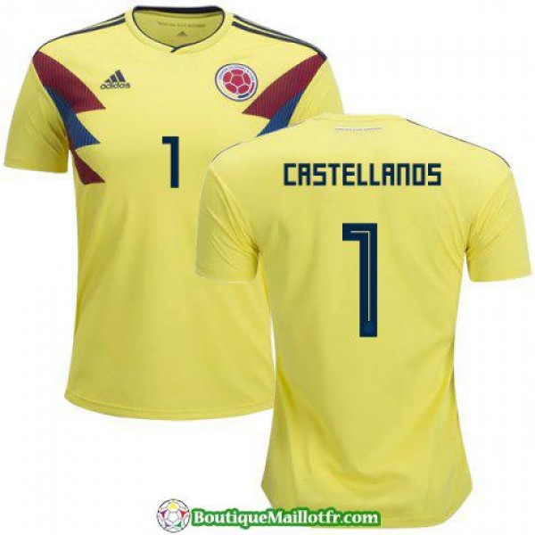 Maillot Colombie Castellanos 2018 Domicile