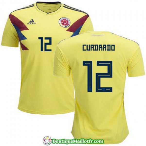 Maillot Colombie Cuadrado 12 2018 Domicile