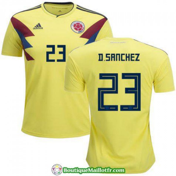 Maillot Colombie D Sanchez 2018 Domicile