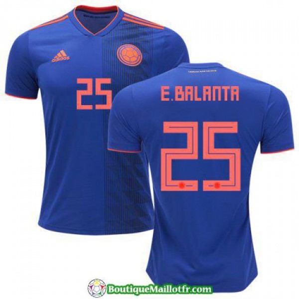 Maillot Colombie E Balanta 2018 Exterieur