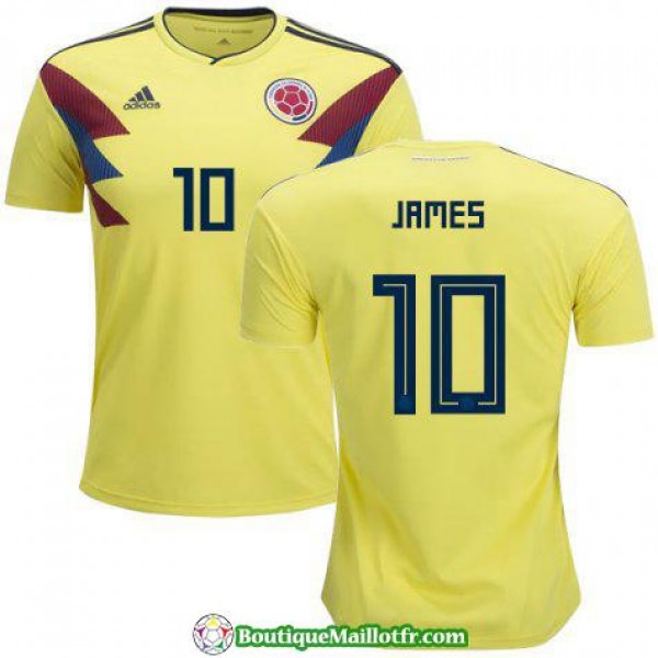 Maillot Colombie James 2018 Domicile