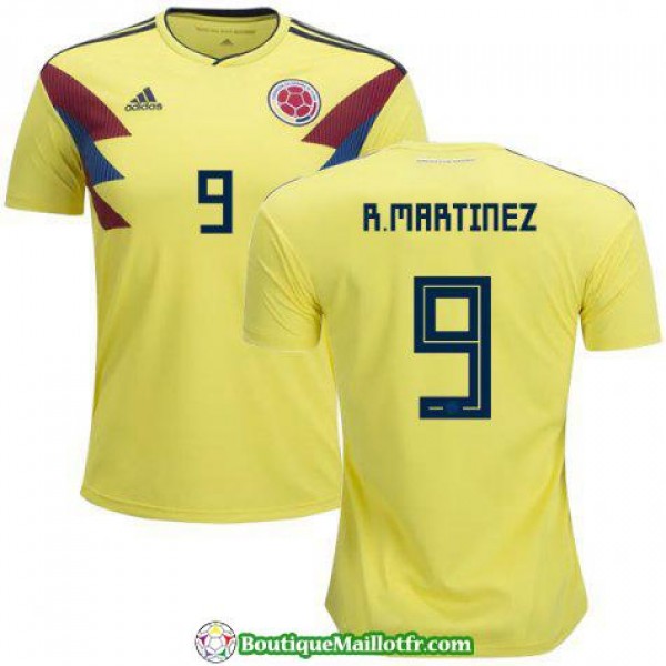 Maillot Colombie R Martinez 2018 Domicile