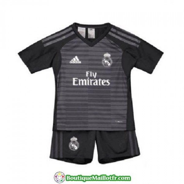 Maillot Real Madrid Gardien Enfant 2018 2019 Noir