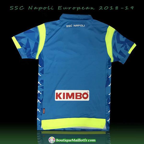 Maillot Naples 2018 2019 Champions League Bleu